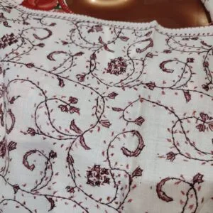 Pashmina Kashmiri Shawl Beige, Full Embroidery Work