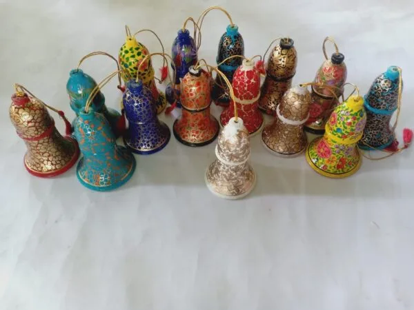 Kashmir Papier Mache Bells - Image 2