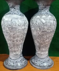 Royal Mughal Darbar Papier Mache Vase