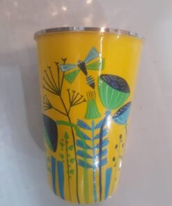 Kashmiri Papier Mache Steel Glass