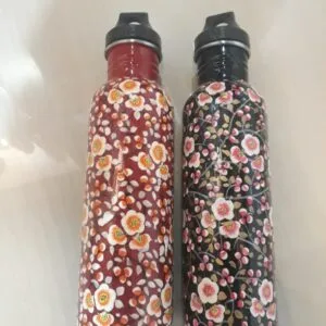 Kashmiri Papier Mache Thermal Steel Bottles (Type 3)