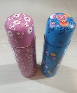 Kashmiri Papier Mache Thermal Steel Bottles (Type 2)