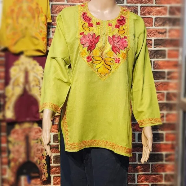 Kashmiri Aari Embroidered Tops - Image 3