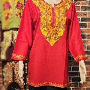 Kashmiri Aari Embroidered Tops