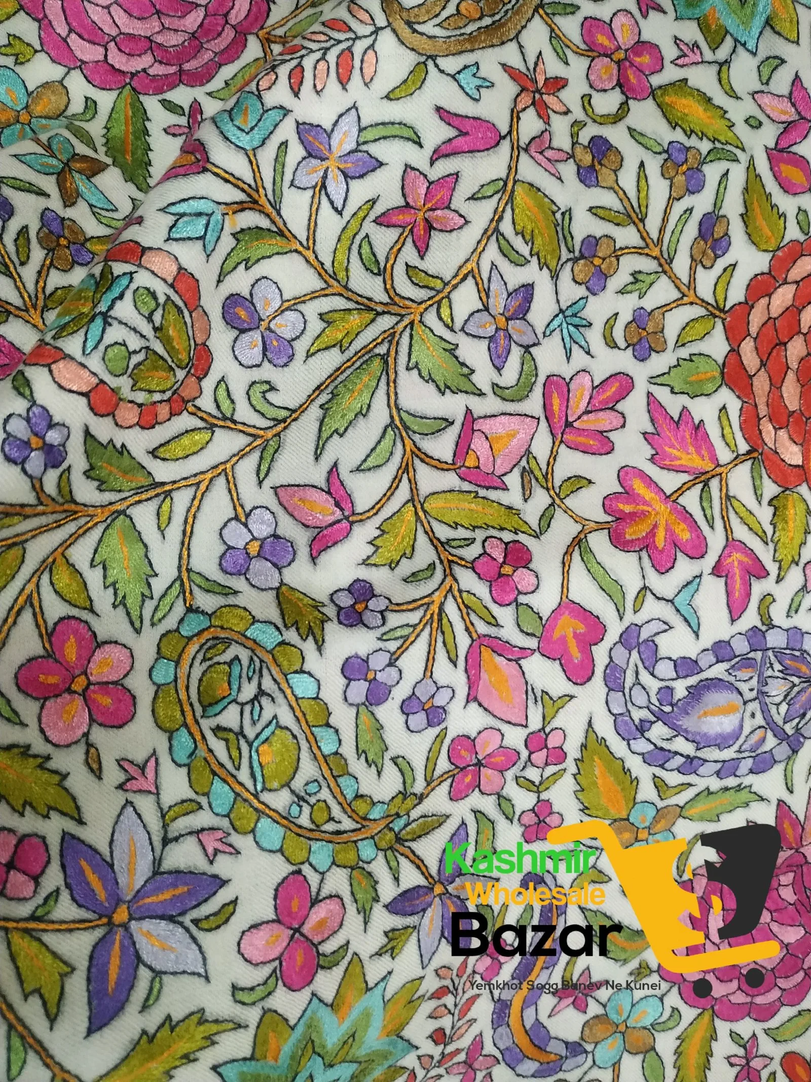Pure Pashmina Jamawar Shawls - Image 2