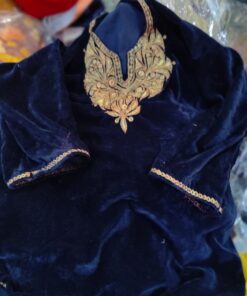 Kids Velvet Kashmiri Pherans with Tilla Work
