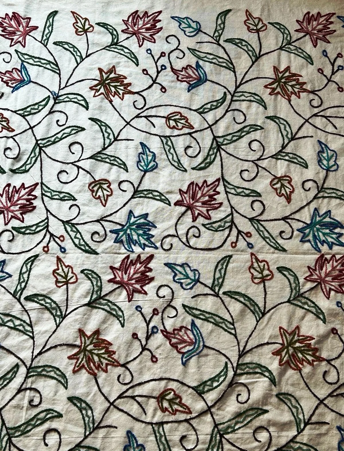 Ari Work Embroidered Crewel Curtains - Image 8