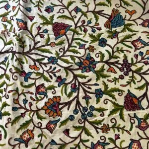 Ari Work Embroidered Crewel Curtains Design #3