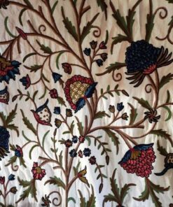 Ari Work Embroidered Crewel Curtains Design #4