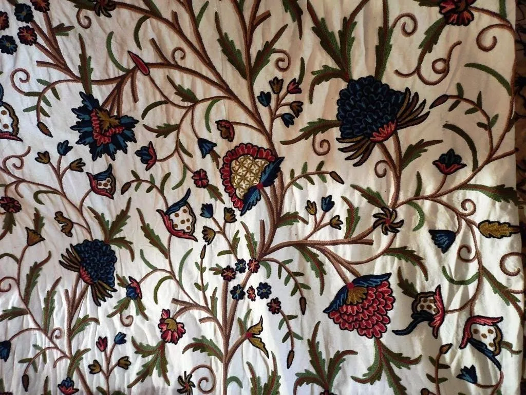 Ari Work Embroidered Crewel Curtains - Image 6