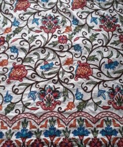 Ari Work Embroidered Crewel Curtains Design #6
