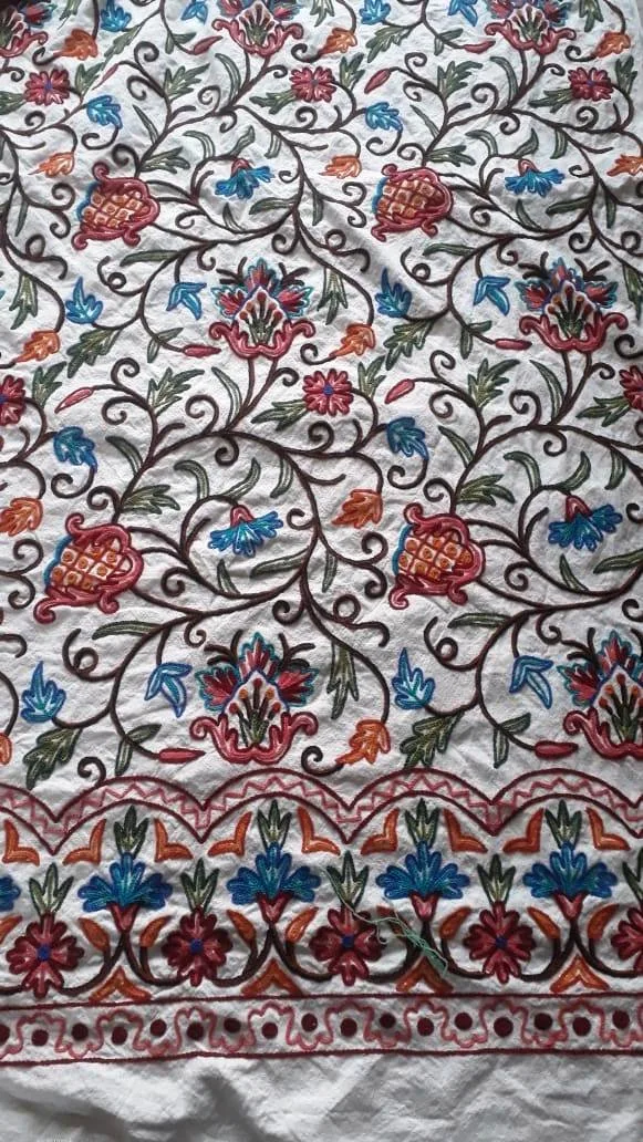 Ari Work Embroidered Crewel Curtains - Image 4