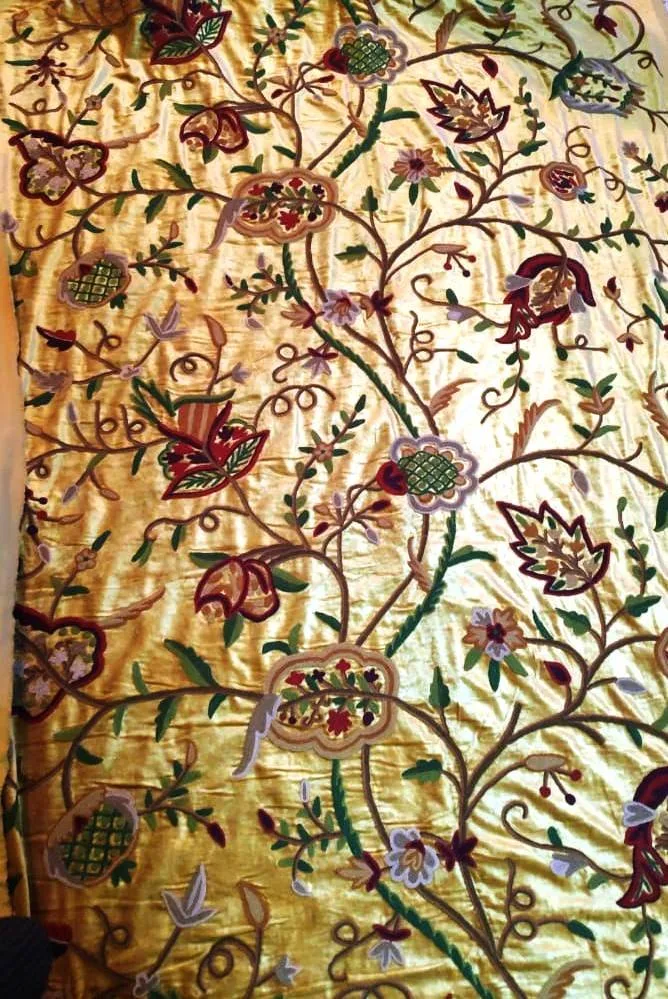 Ari Work Embroidered Crewel Curtains - Image 10