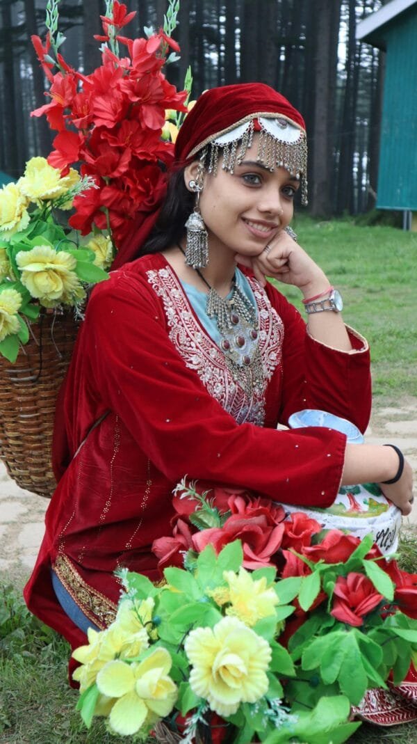 Beautiful Woman Wearing a Traditional Clothing