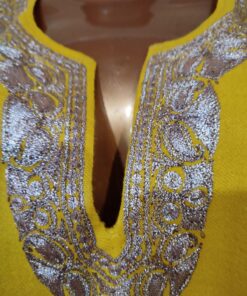 Cashmere Woolen Pherans with Kashmiri Design Tilla Work