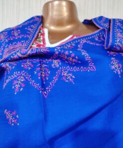 Pashmina Shawl Jaalidaar Blue