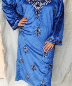 Suede Velvet Pheran Sets