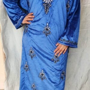 Suede Velvet Pheran Sets