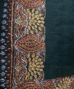 Bottle Green Semi Pashmina Shawl