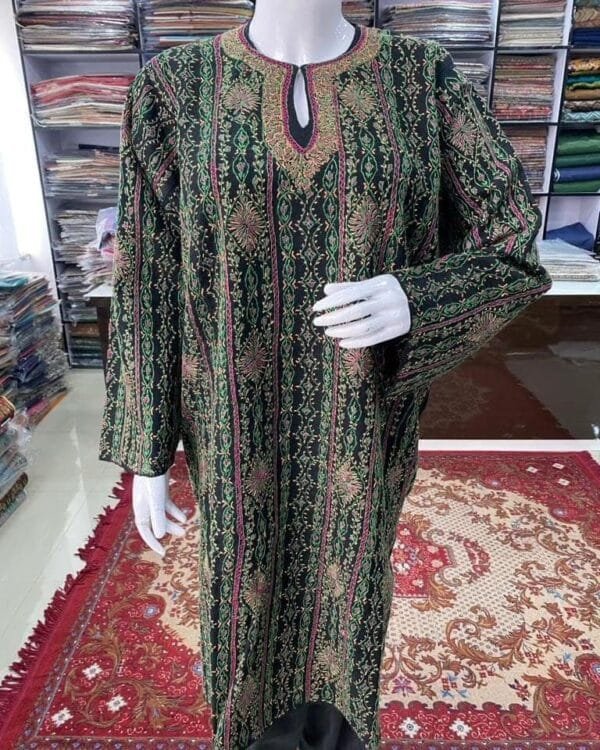 Pure Wool Hand Sozni Jama Pheran - Image 4