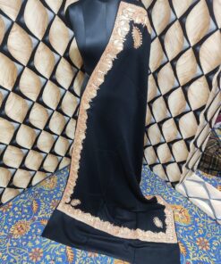 Pure TUSHA Bridal cum Party Wear Shawl Black Color