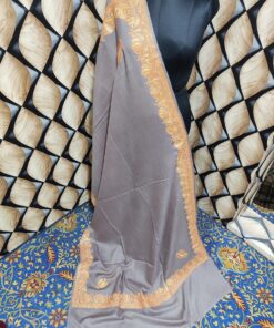 Pure TUSHA Bridal cum Party Wear Shawl Silver Color