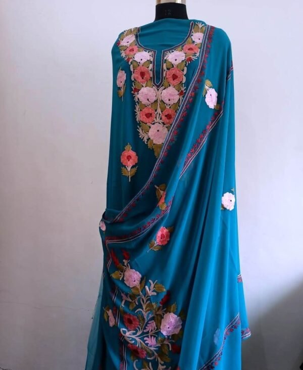 Kashmiri 3-Piece Georgette Suit - Image 12