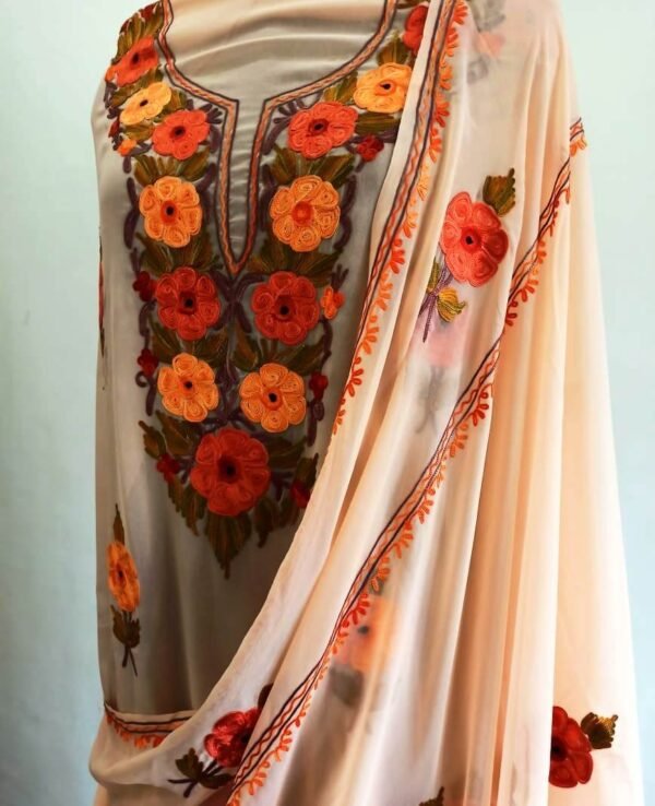 Kashmiri 3-Piece Georgette Suit - Image 11