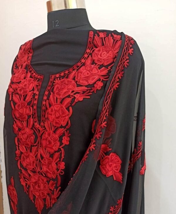 Kashmiri 3-Piece Georgette Suit - Image 9