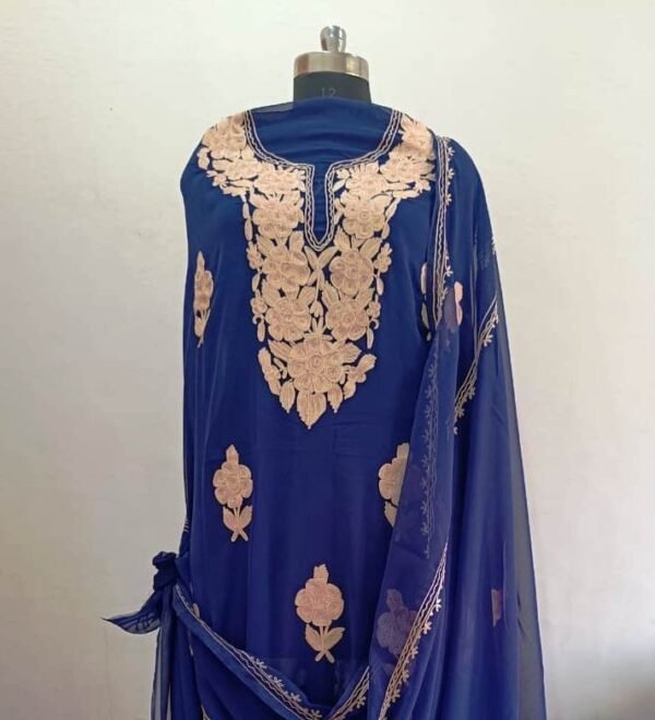 Kashmiri 3-Piece Georgette Suit - Image 8