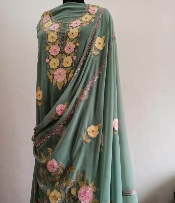 Kashmiri 3-Piece Georgette Suit - Image 6