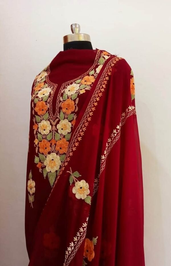 Kashmiri 3-Piece Georgette Suit - Image 3