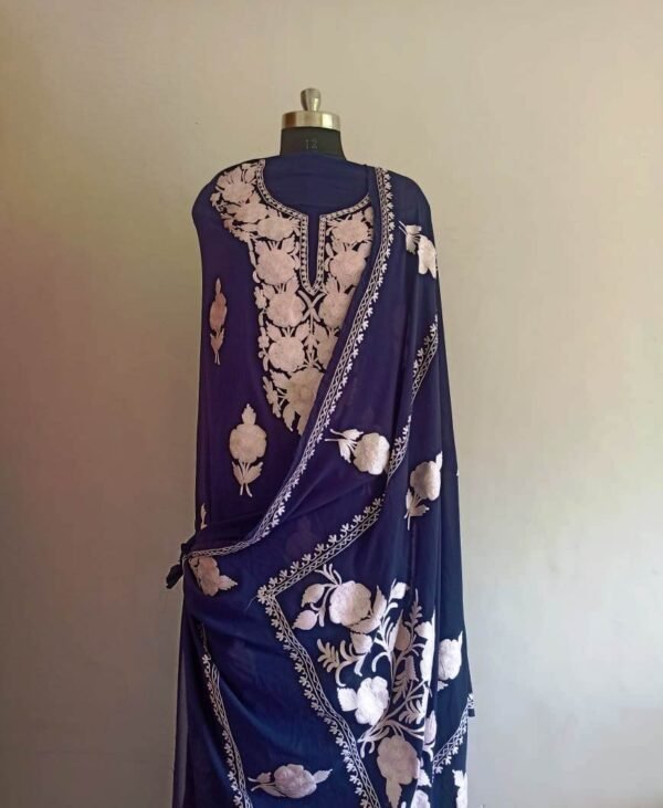 Kashmiri 3-Piece Georgette Suit - Image 2