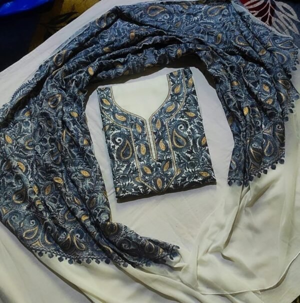 Kashmiri Ariwork Suits in Georgette - Image 12