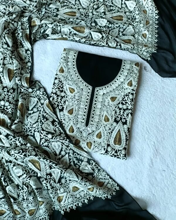 Kashmiri Ariwork Suits in Georgette - Image 9