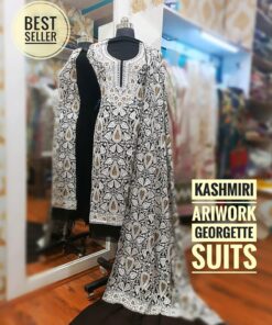 Kashmiri Ariwork Suits in Georgette