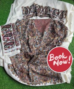 Elegant Pure Woollen Kani Kalamkari Suits