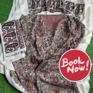 Elegant Pure Woollen Kani Kalamkari Suits