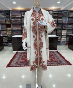 Premium Quality 80 Count Wool with Hand Sozni Work