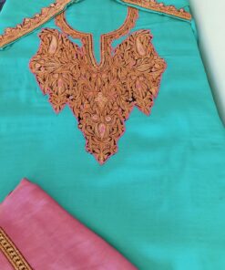 Pure Khosa Silk Suits with Exquisite Tilla Embellishments