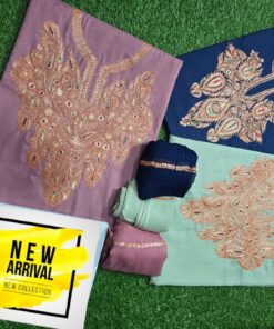 Ruby Cotton 3-Piece Un-stitched Till Work Suits