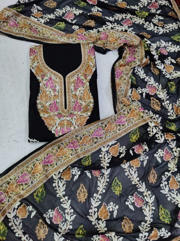 Unstitched-3Pc-Cotton-Suits with Embroidery - Image 8