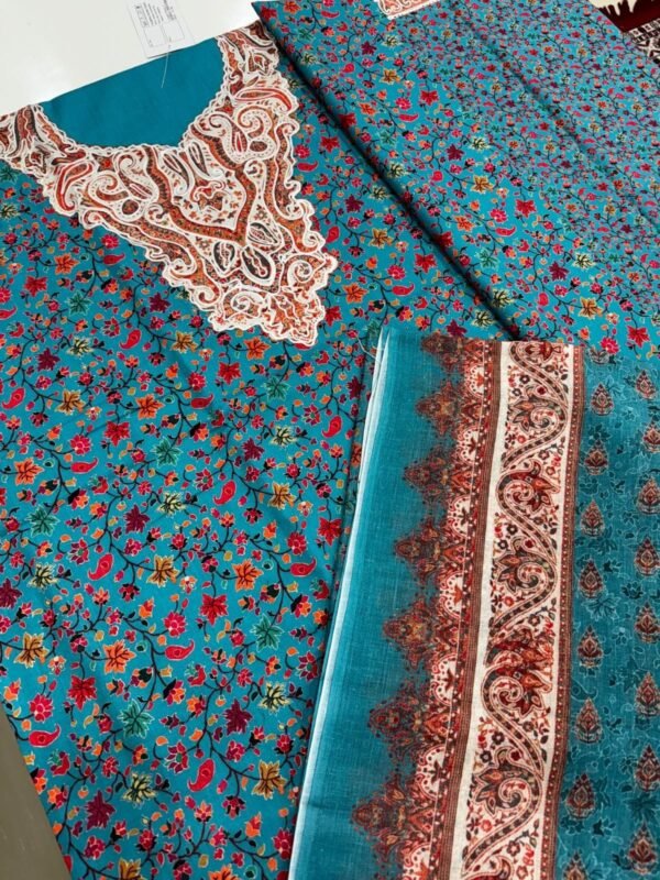 Premium Cotton Suits with Dupatta in Digital Print Kalamkari work - Image 9