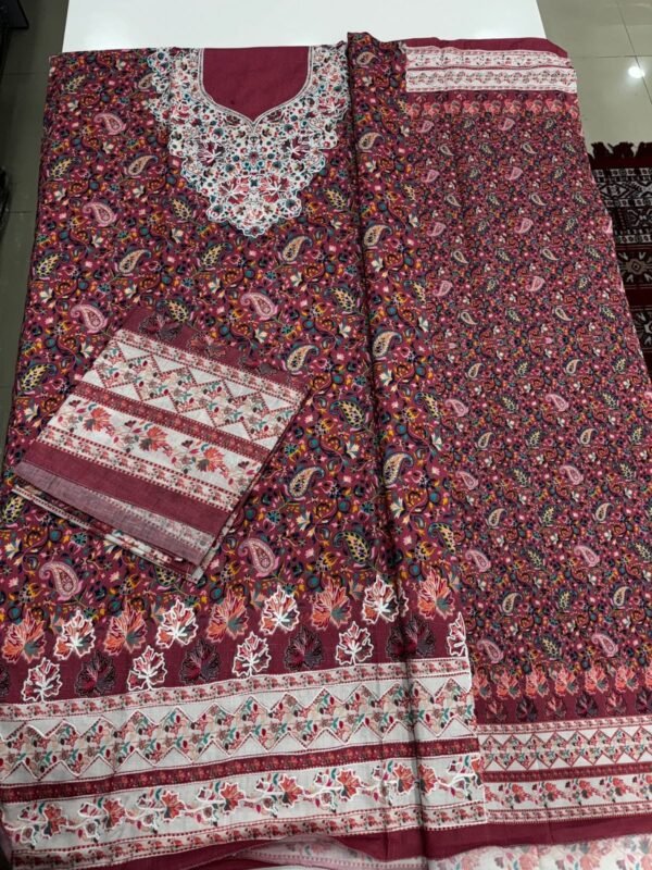 Premium Cotton Suits with Dupatta in Digital Print Kalamkari work - Image 6