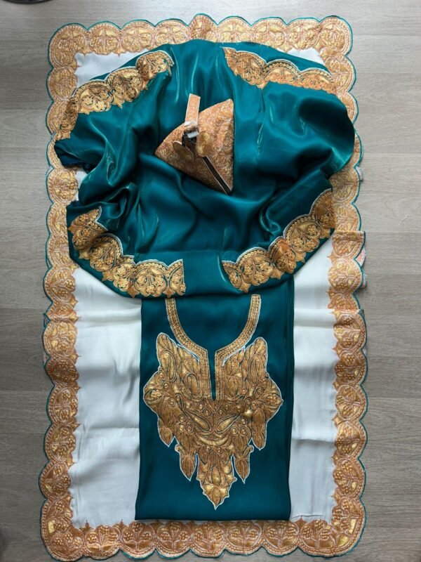 Marisa Silk Bridal Suits with Kashmiri Botta Tilla