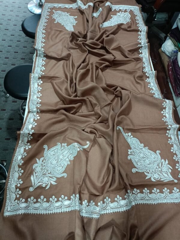 Tilla Work Semi-Pashmina Shawls - Image 4